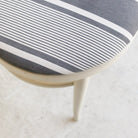 Vintage Seagull Chair with Mattress Ticking Seat - elsie green - Furniture