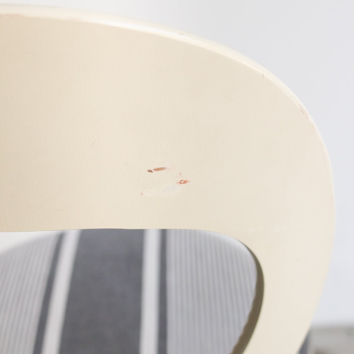 Vintage Seagull Chair with Mattress Ticking Seat - elsie green - Furniture