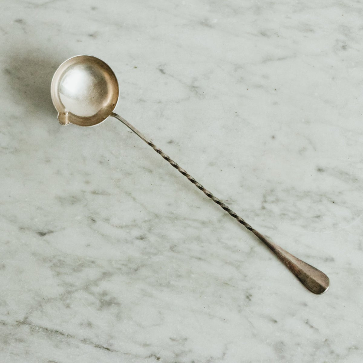 Vintage Silver Bar Ladle - elsie green - the french kitchen