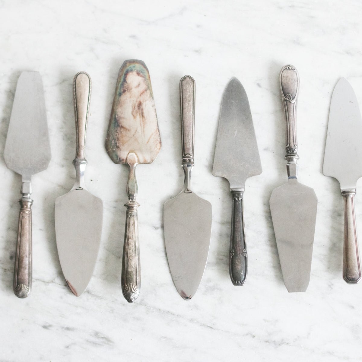 Vintage Silver Cake Server - elsie green - the french kitchen