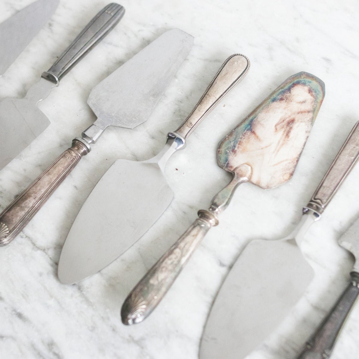 Vintage Silver Cake Server - elsie green - the french kitchen