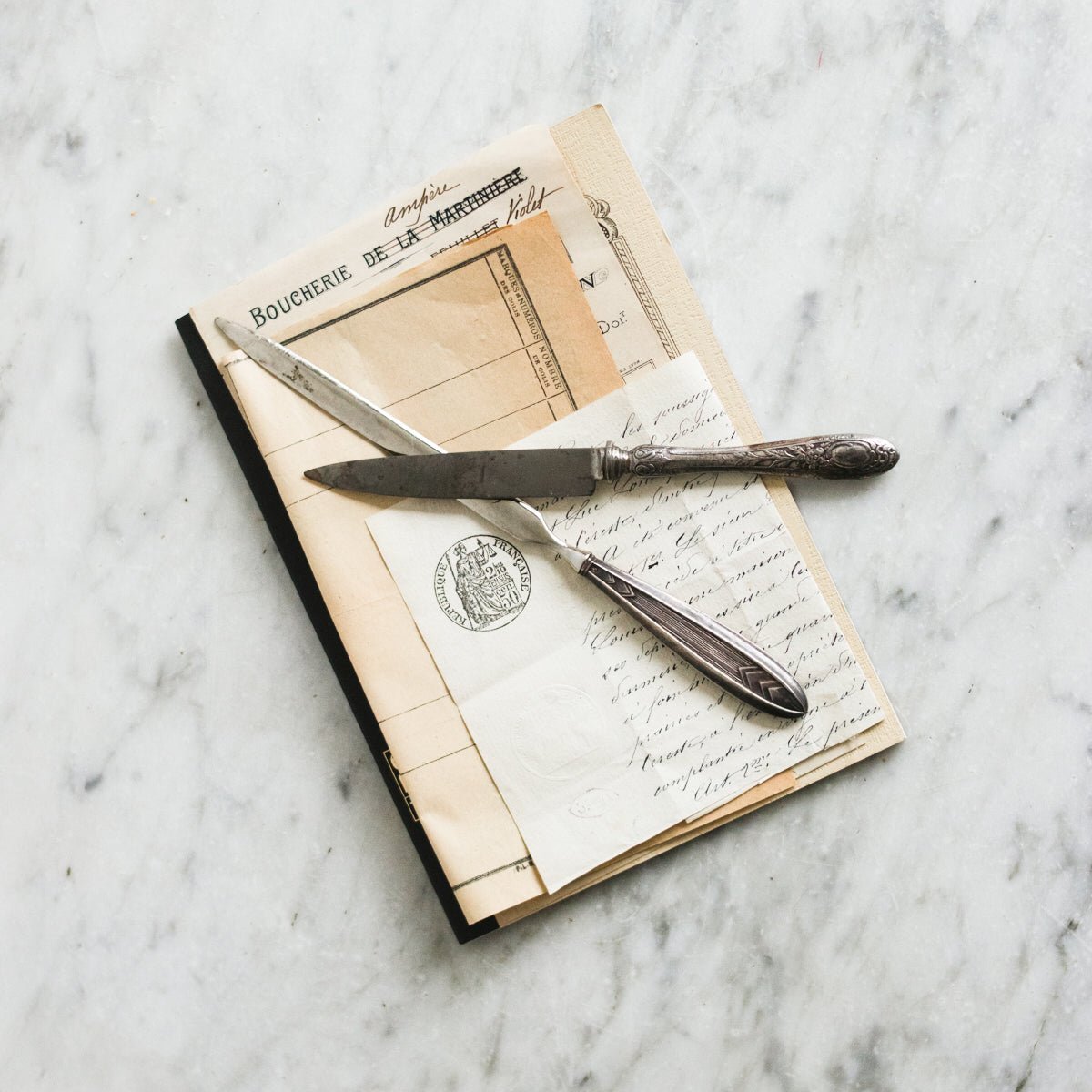 Vintage Silver Letter Opener - elsie green - Decor