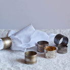 Vintage Silver Napkin Ring Set of 4 - elsie green - the french kitchen
