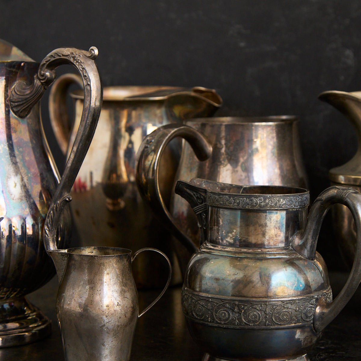 Vintage Silver Pitcher | The Patrick Orbe Collection - elsie green - the french kitchen