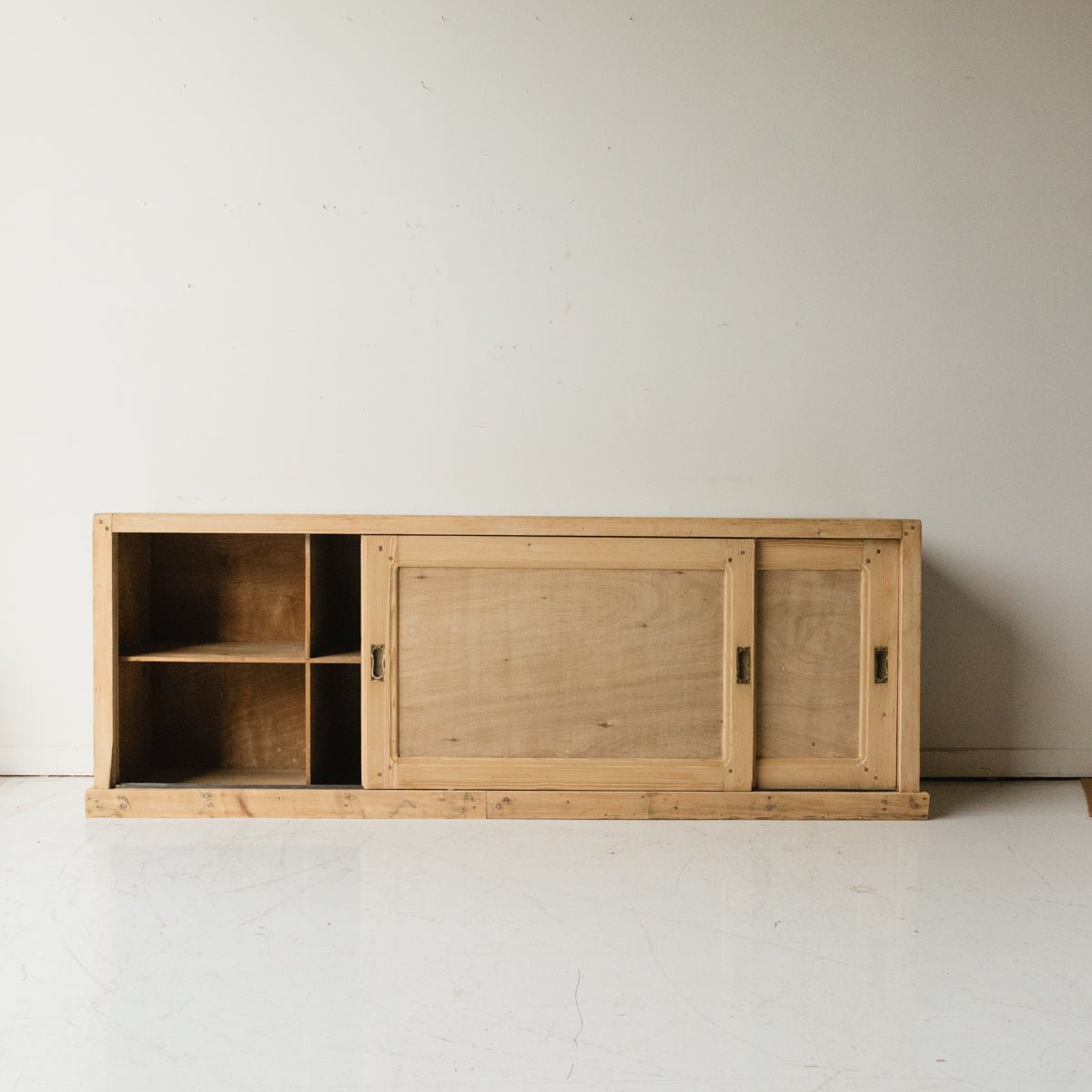 Vintage Sliding Door Cabinet - elsie green - furniture