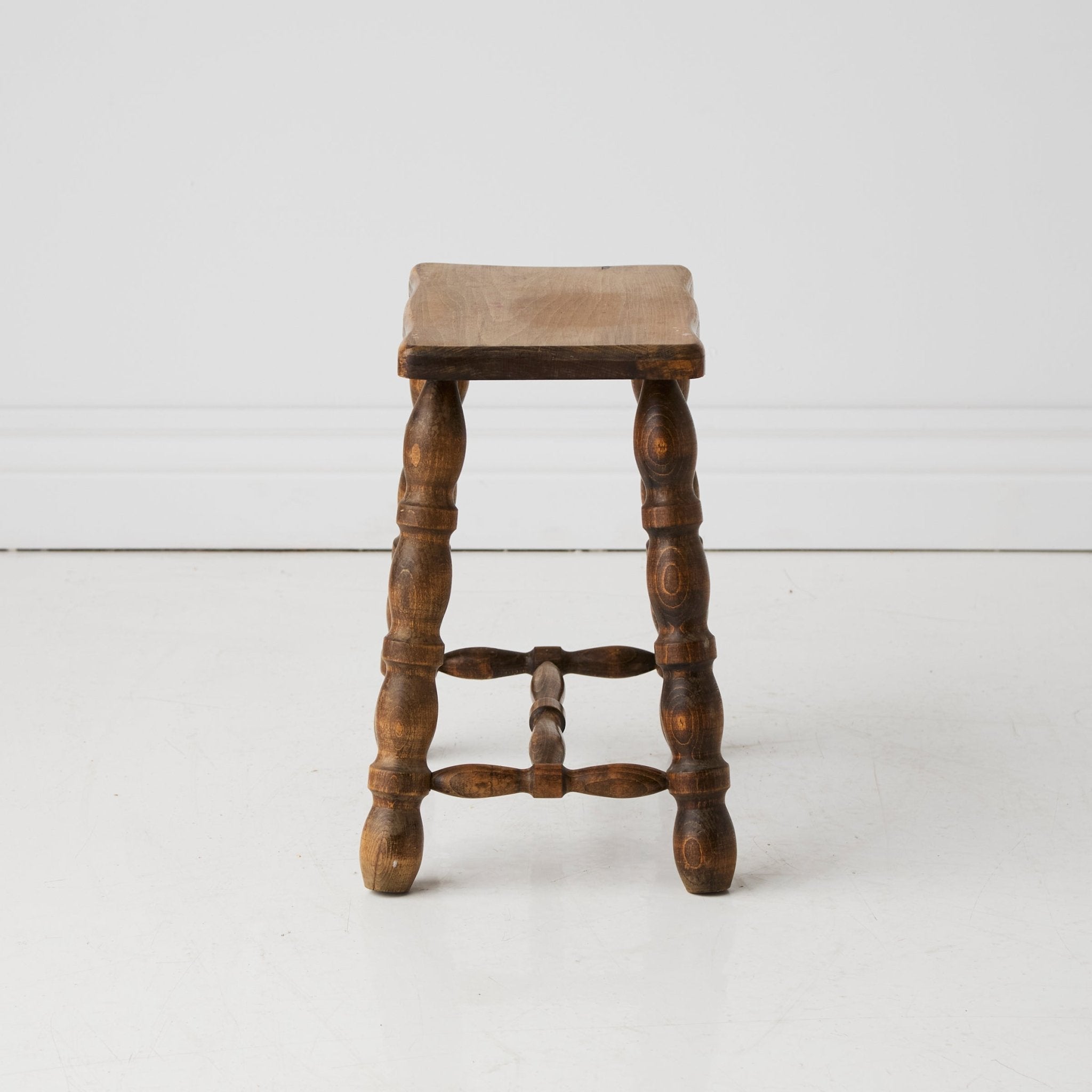 Vintage Spindle Stool - elsie green - furniture
