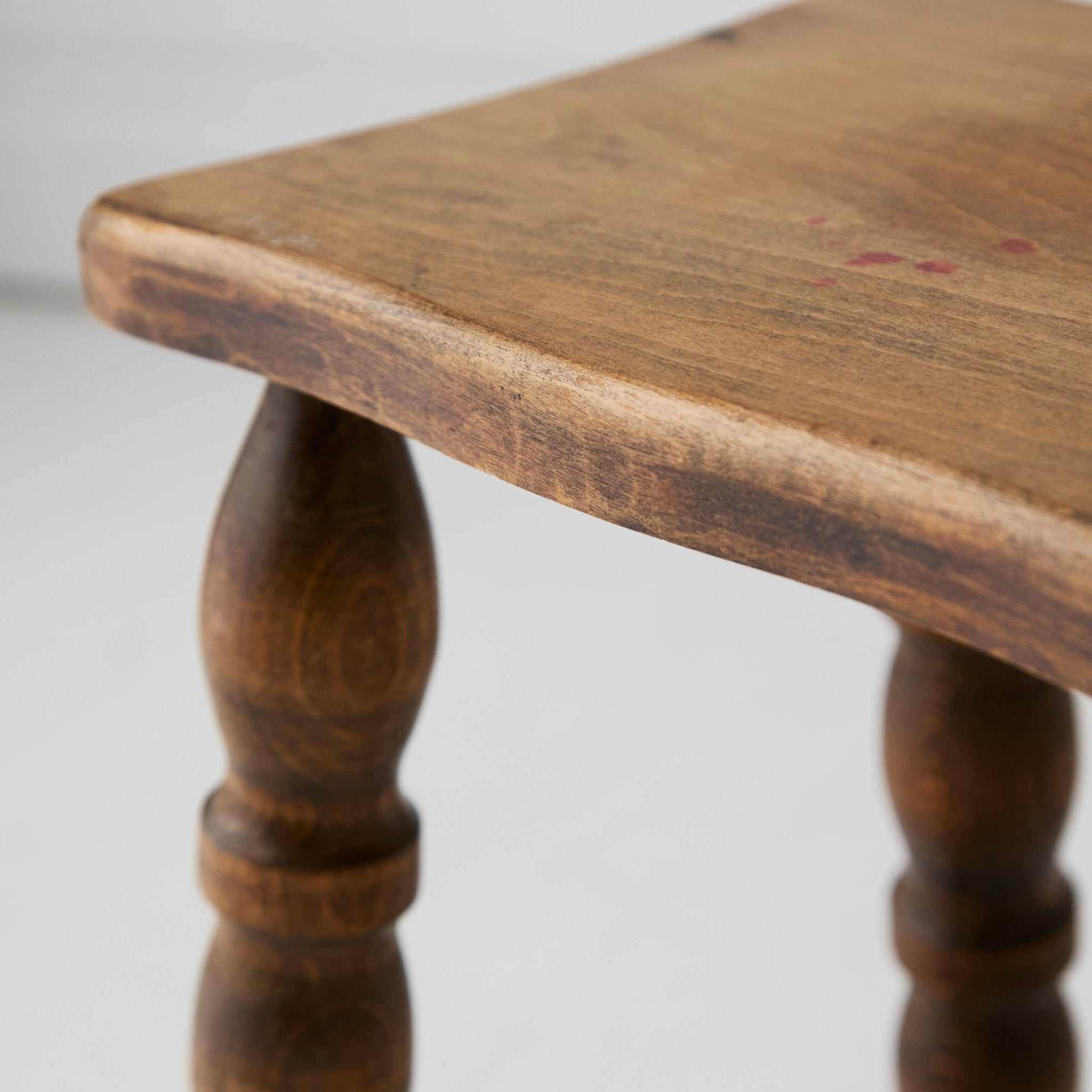 Vintage Spindle Stool - elsie green - furniture