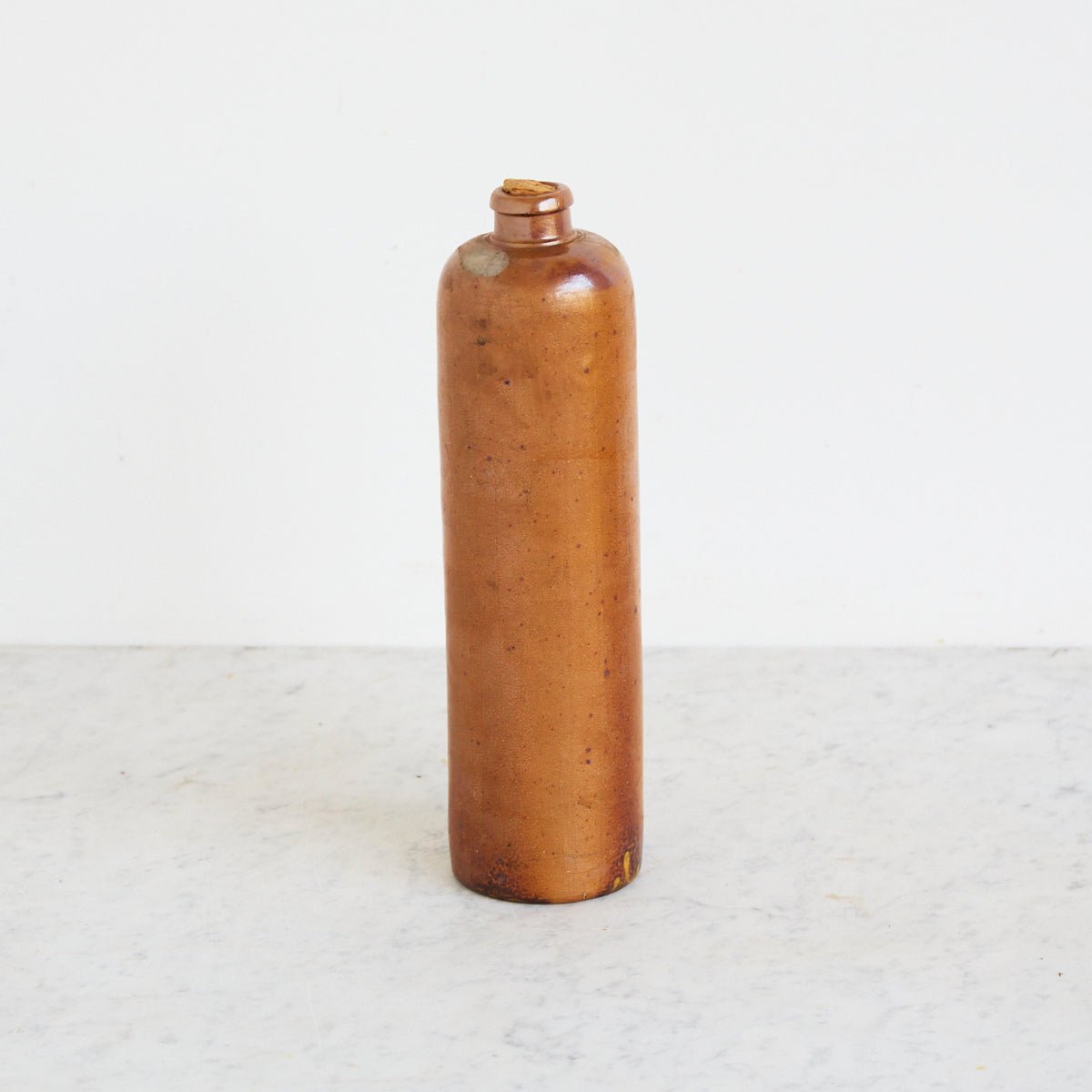 Vintage Stoneware Bottle | Brown - elsie green - the french kitchen