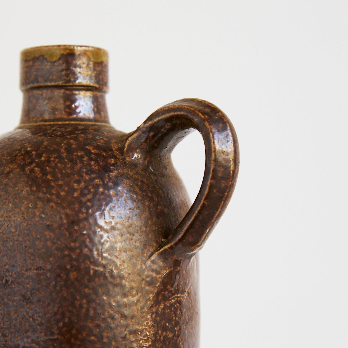 Vintage Stoneware Bottle | Brown - elsie green - the french kitchen