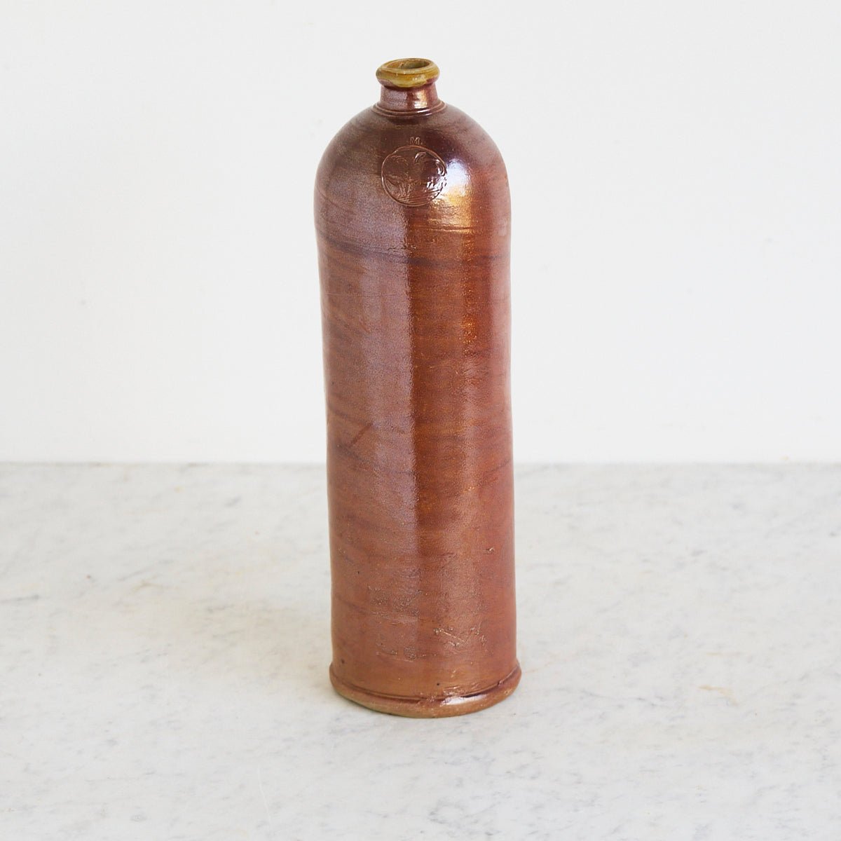 Vintage Stoneware Bottle | Brown - elsie green - the french kitchen
