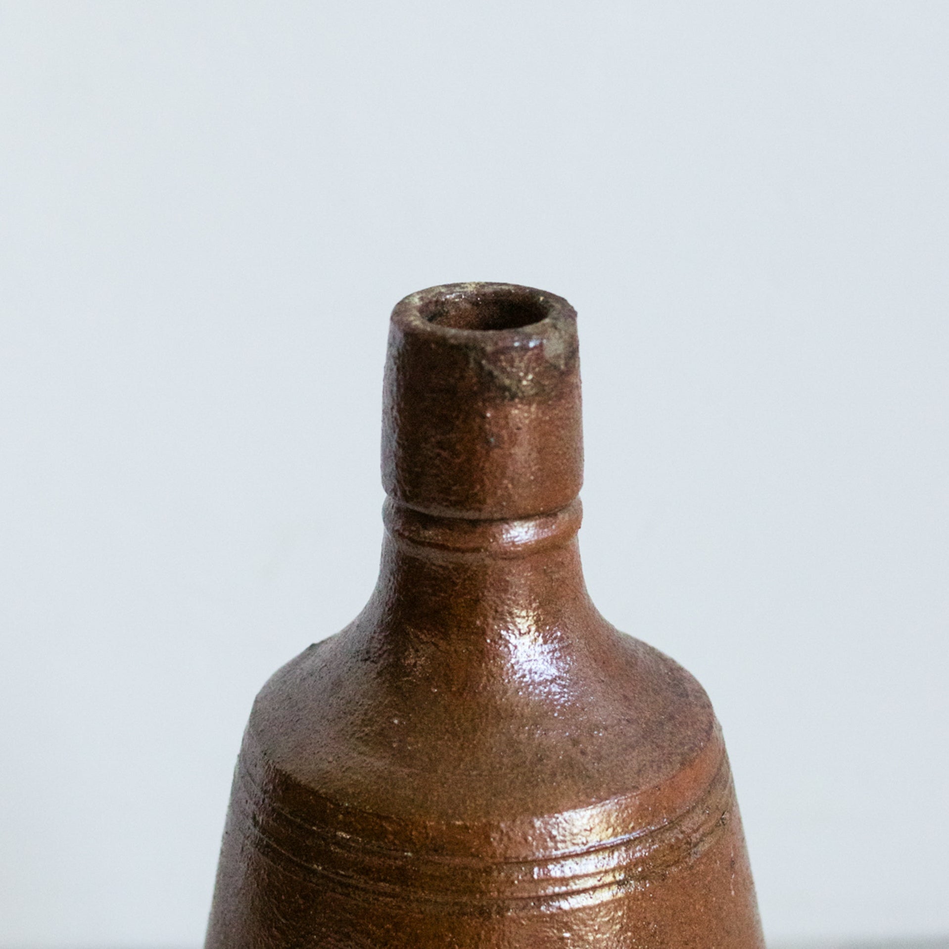 Vintage Stoneware Bottle - elsie green - the french kitchen