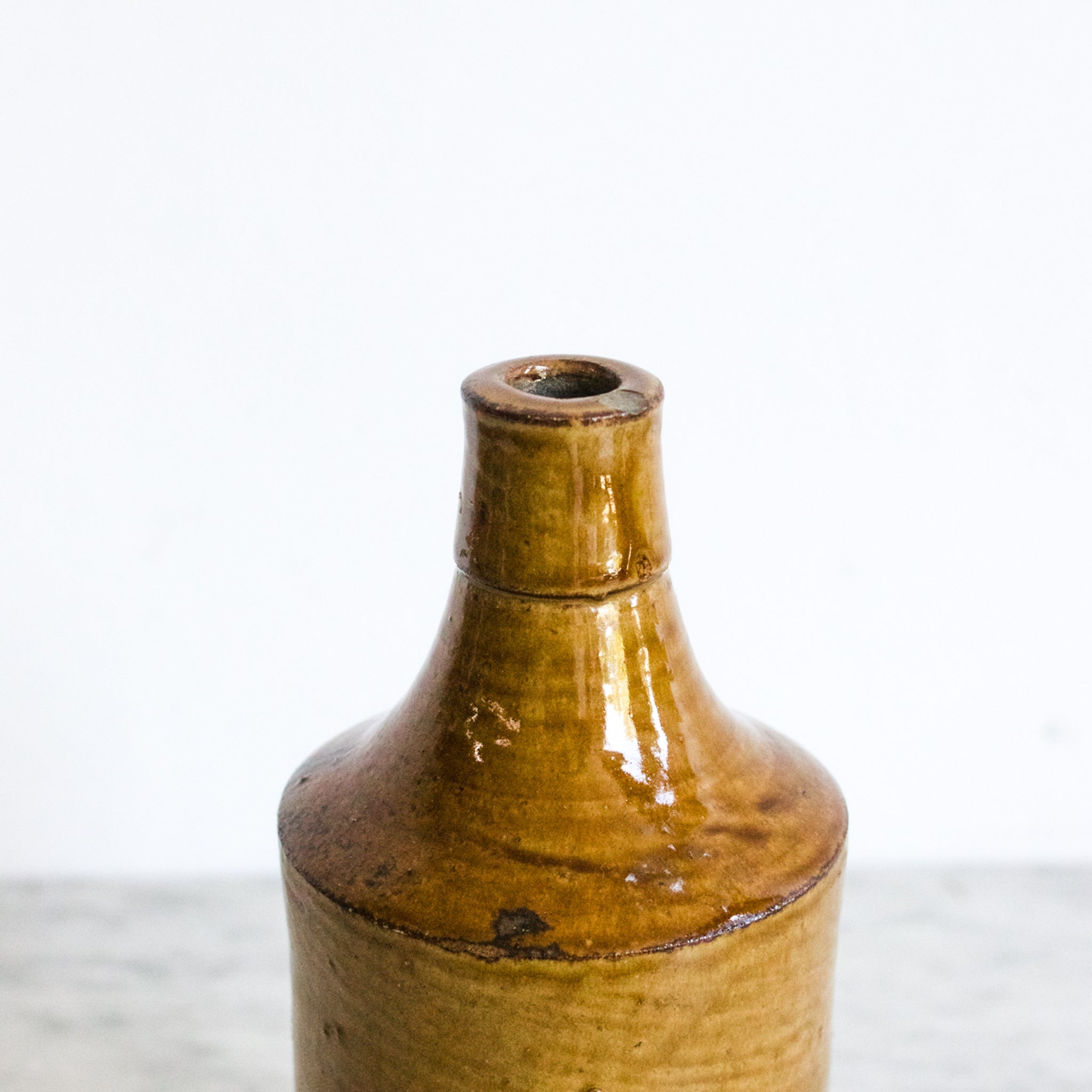 Vintage Stoneware Bottle - elsie green - the french kitchen