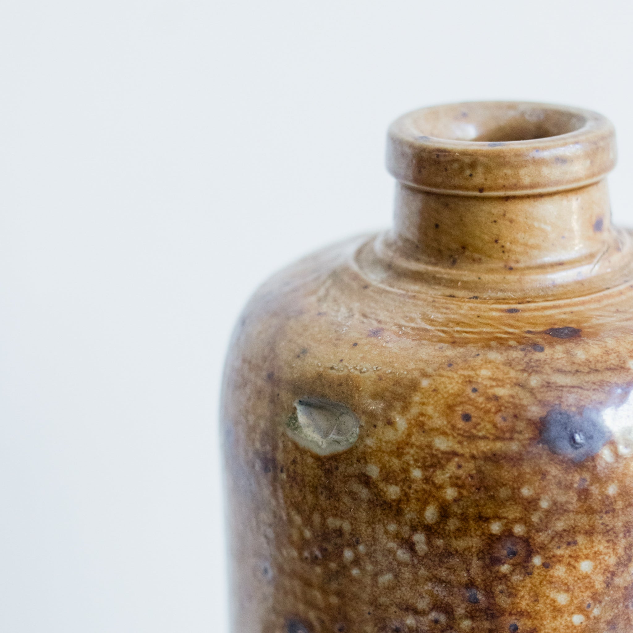 Vintage Stoneware Bottle - elsie green - the french kitchen