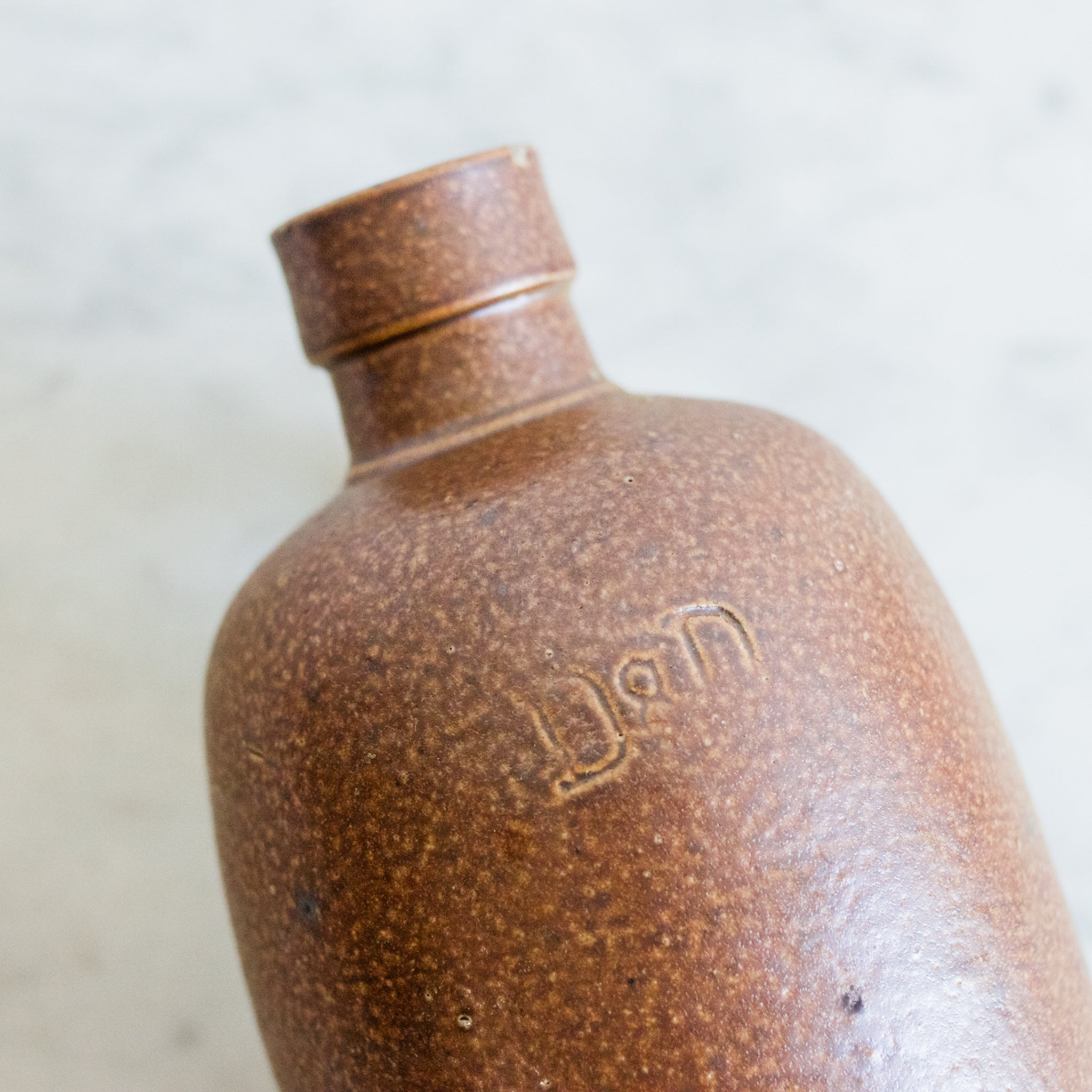 Vintage Stoneware Bottle - elsie green - the french kitchen