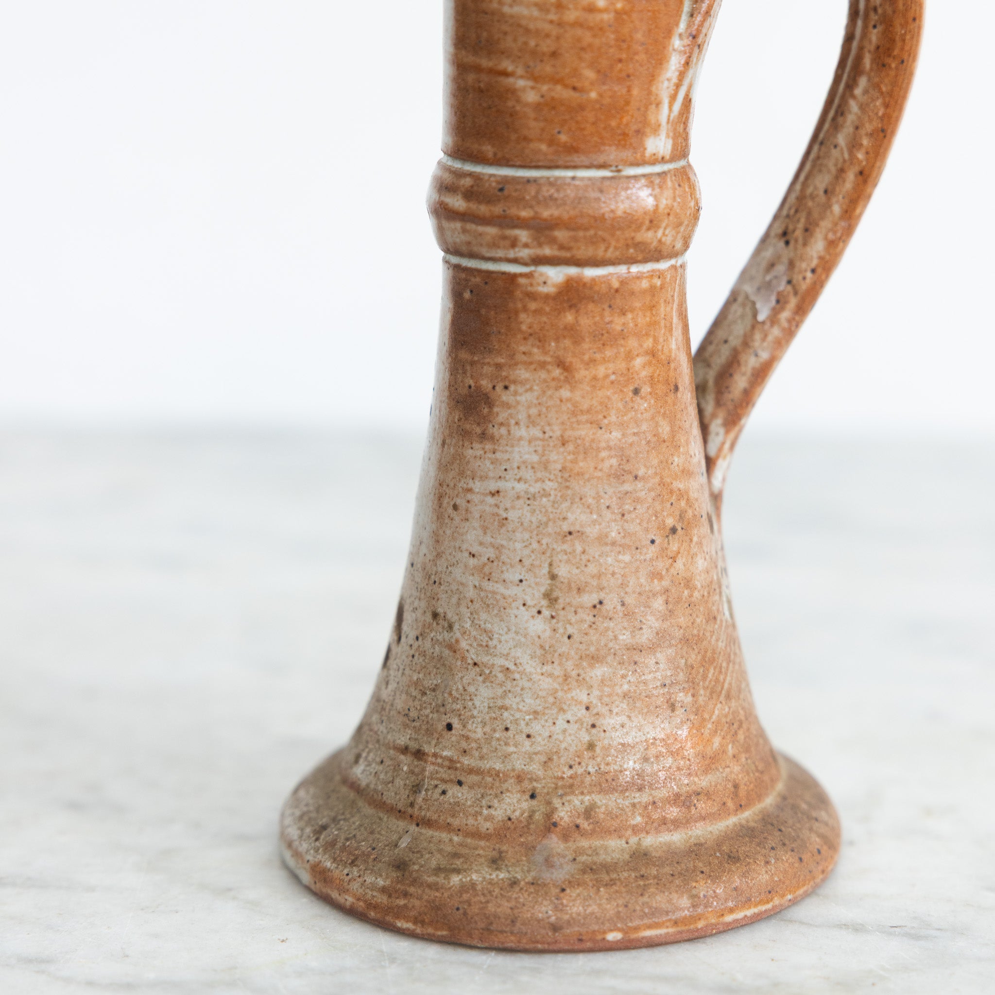 Vintage Stoneware Candlestick - elsie green - decor