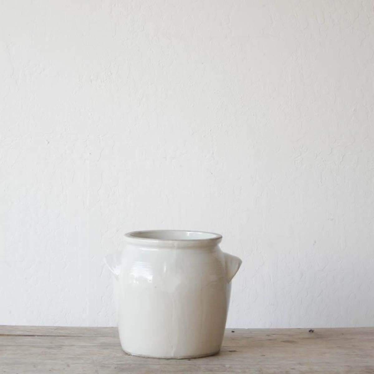 Vintage Stoneware Crock - elsie green