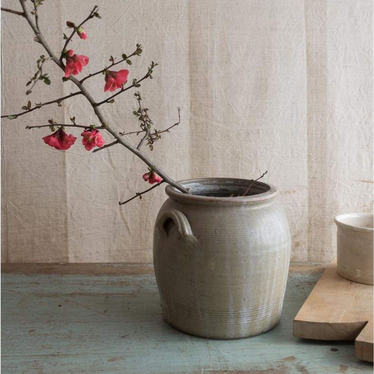 Vintage Stoneware Crock - elsie green