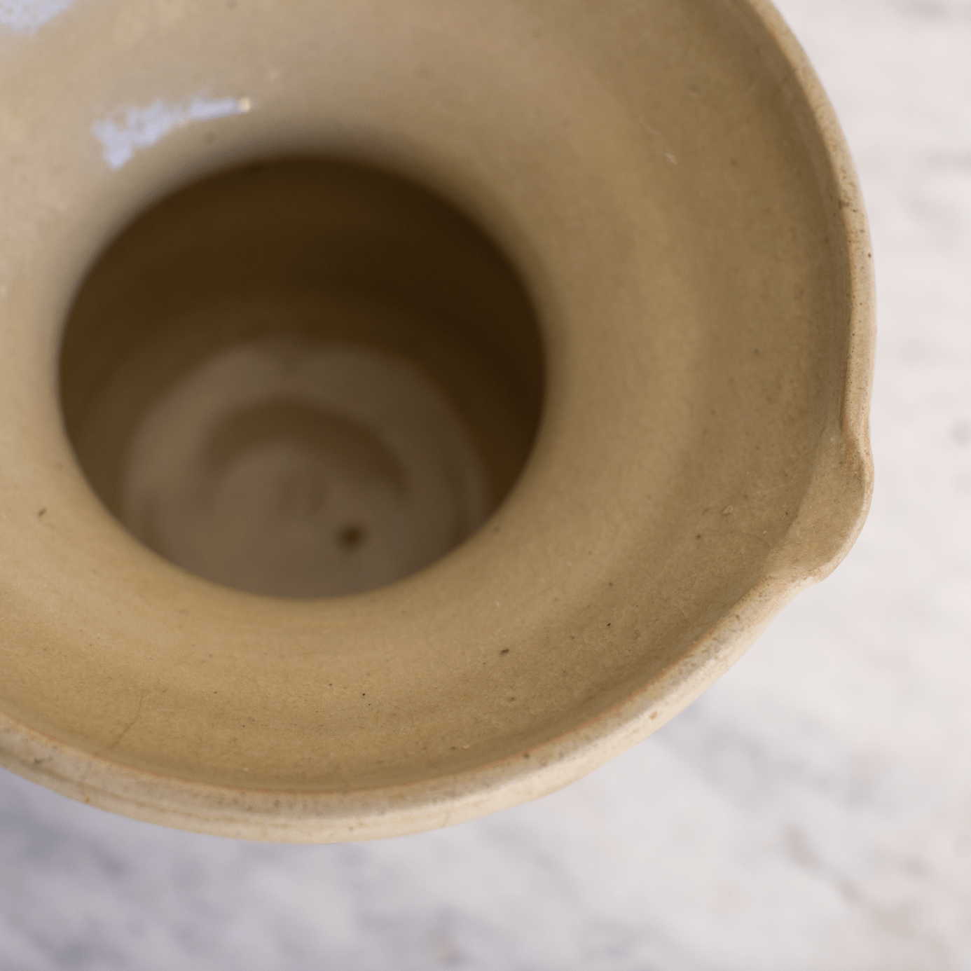 Vintage Stoneware Crock with Spout - elsie green - The French Kitchen