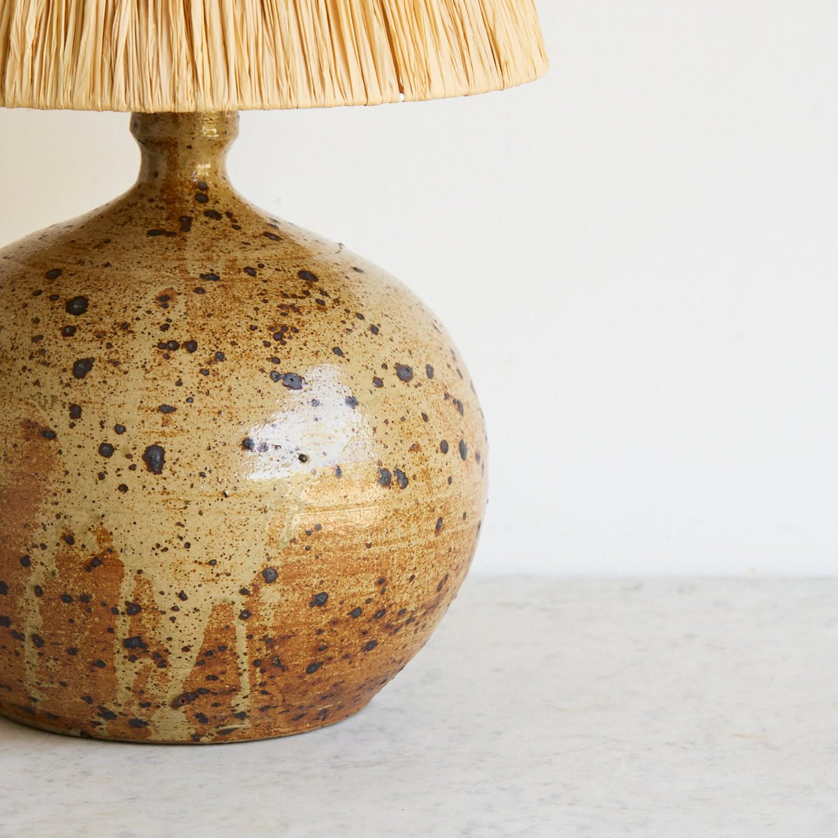 Vintage Stoneware Lamp - elsie green - decor