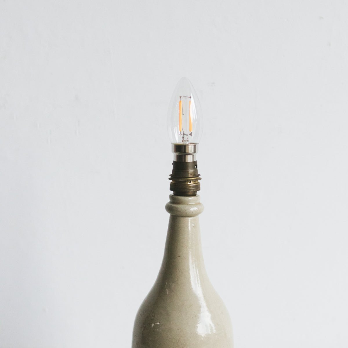 Vintage Stoneware Lamp - elsie green - decor