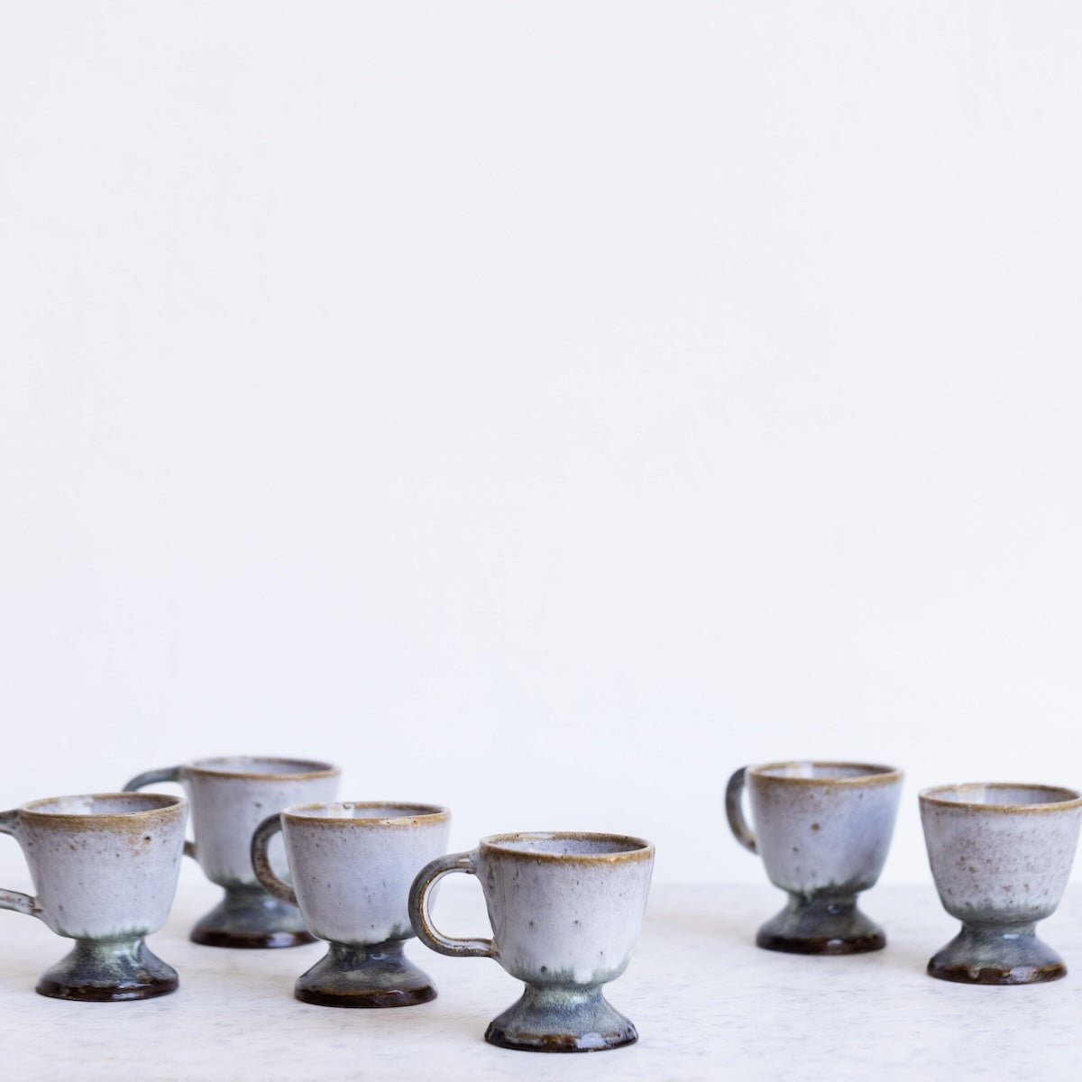 Vintage Stoneware Mug Set of 6 - elsie green - the french kitchen