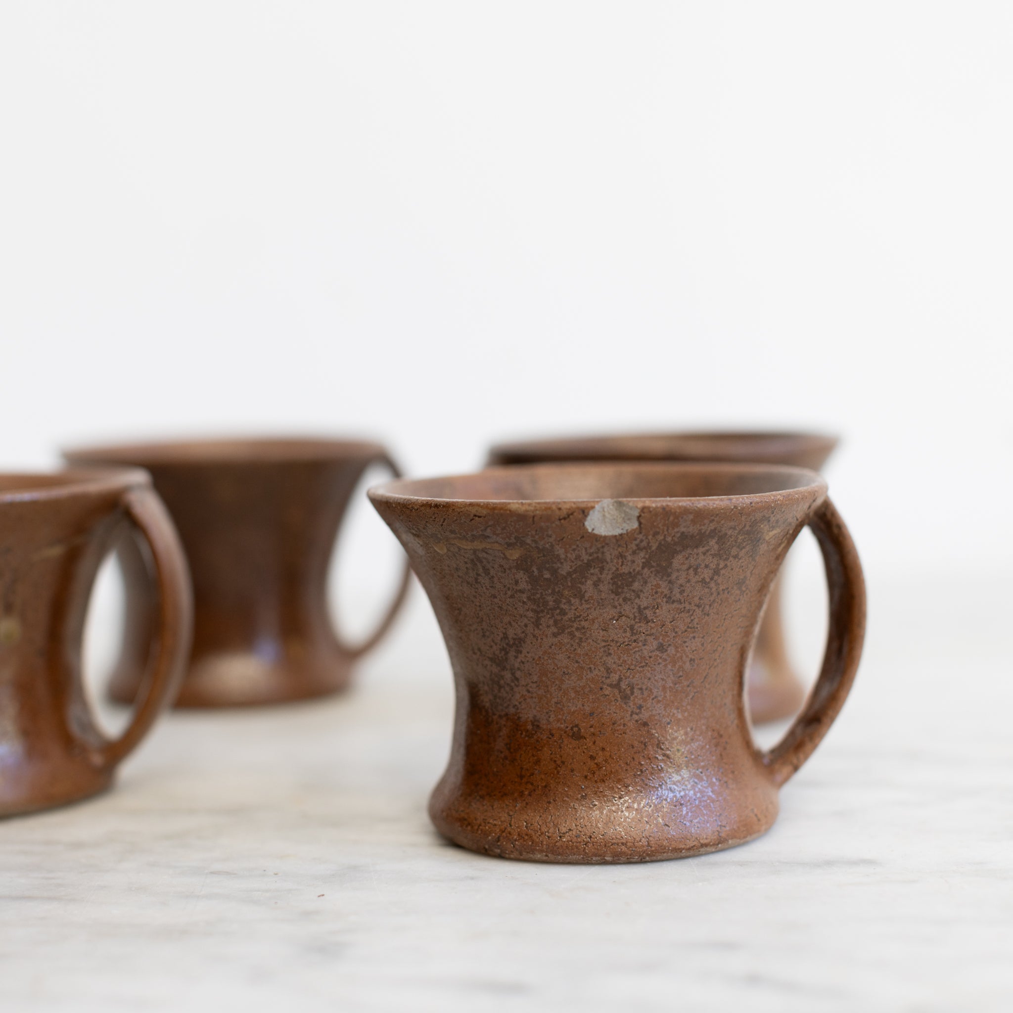Vintage Stoneware Mug Set of 8 - elsie green - the french kitchen
