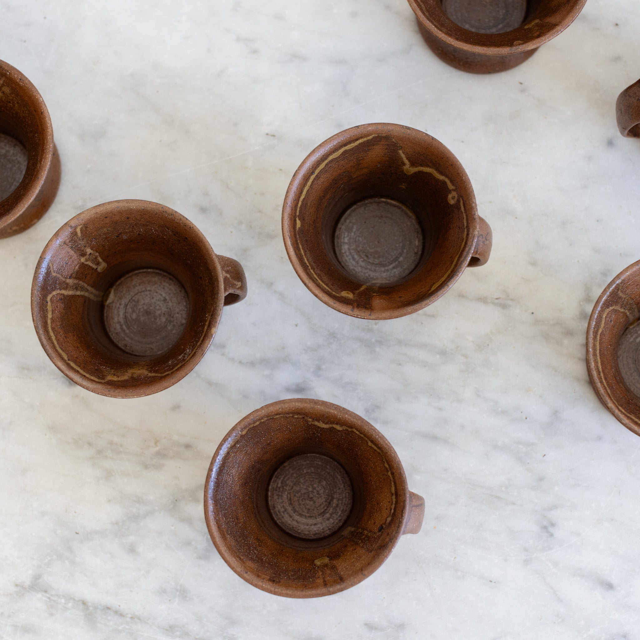 Vintage Stoneware Mug Set of 8 - elsie green - the french kitchen