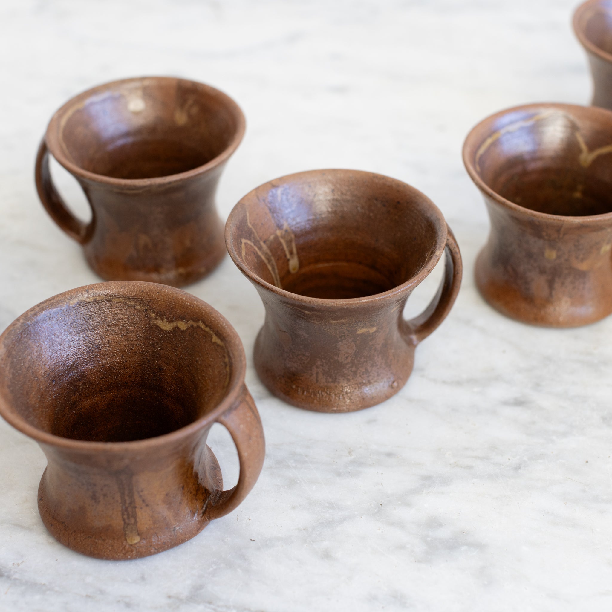 Vintage Stoneware Mug Set of 8 - elsie green - the french kitchen