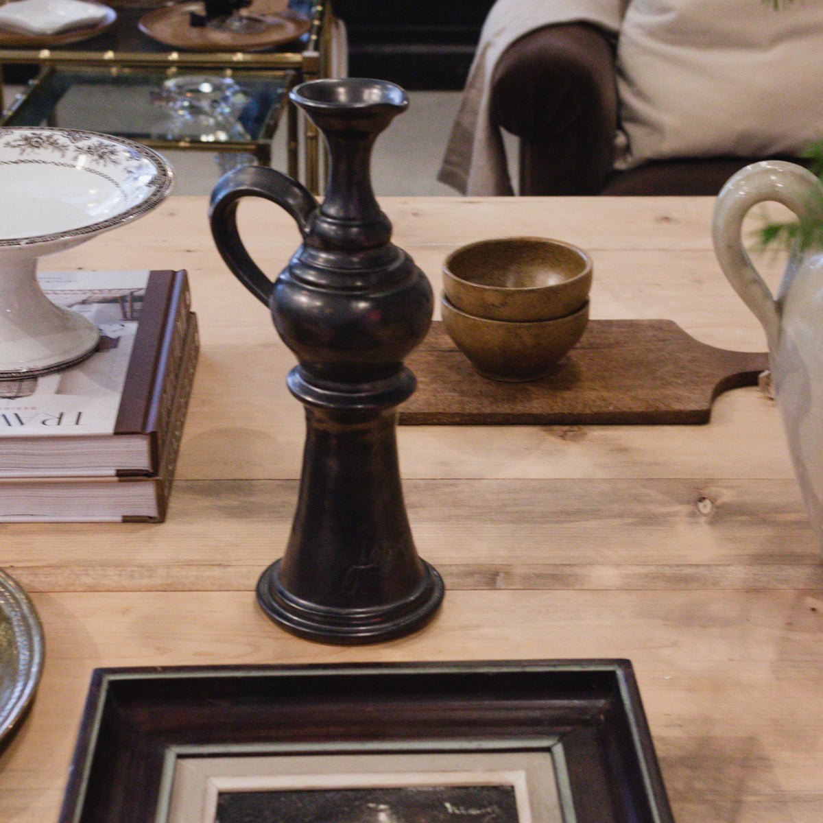 Vintage Stoneware Pitcher | Jean Marais - elsie green - art