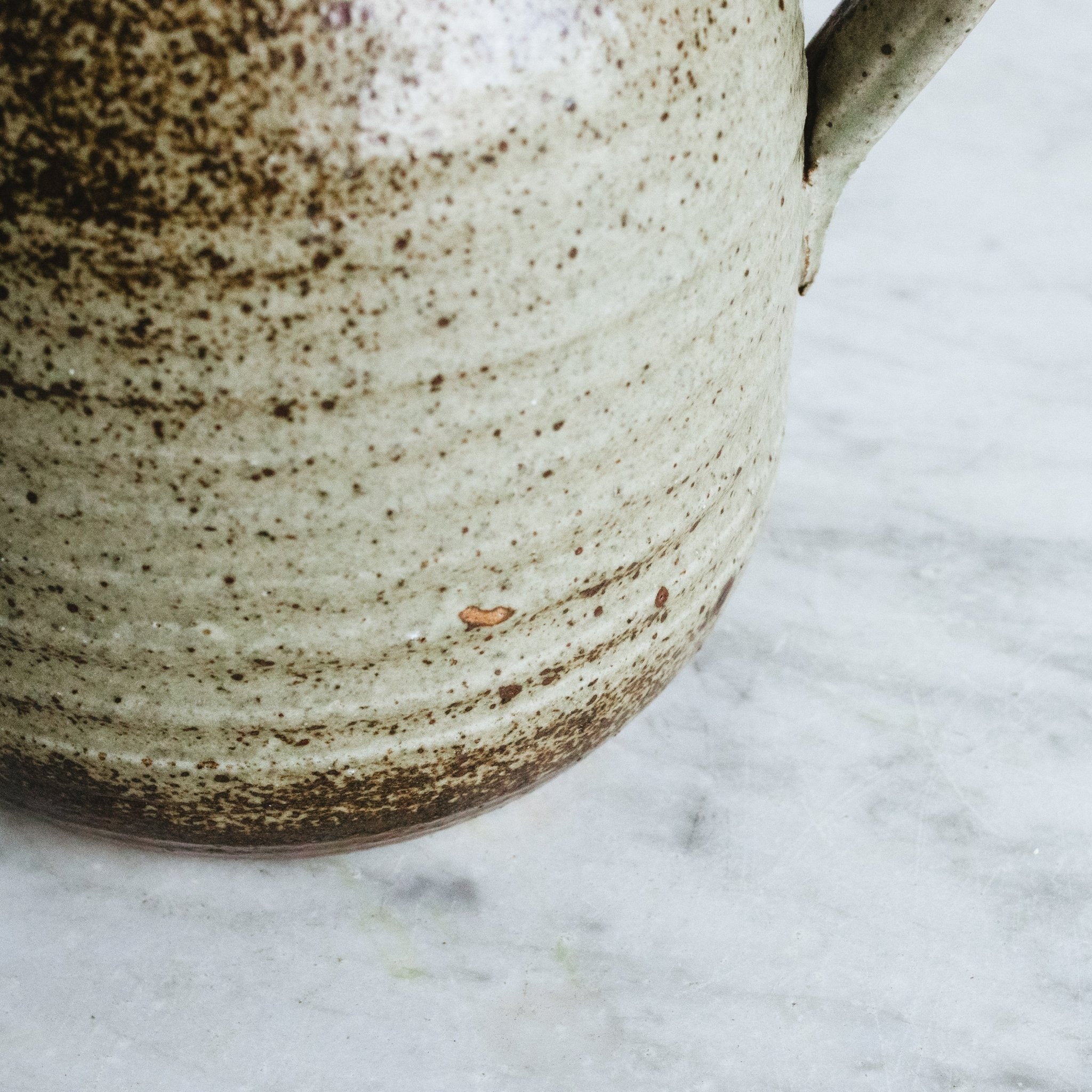 Vintage Stoneware Pitcher | Signed By Artist - elsie green - The French Kitchen