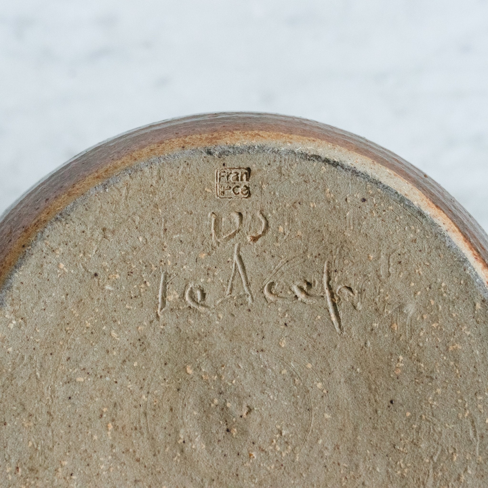 Vintage Stoneware Pitcher | Signed By Artist - elsie green - The French Kitchen