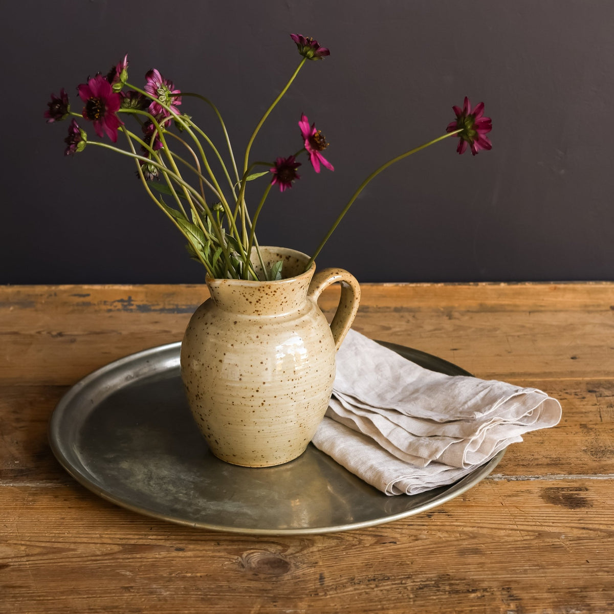 Vintage Stoneware Pitcher - elsie green - the french kitchen