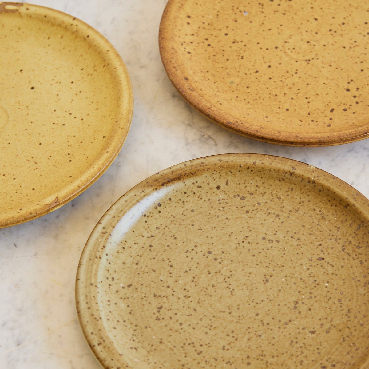 Vintage Stoneware Plate Set of 6 - elsie green - the french kitchen