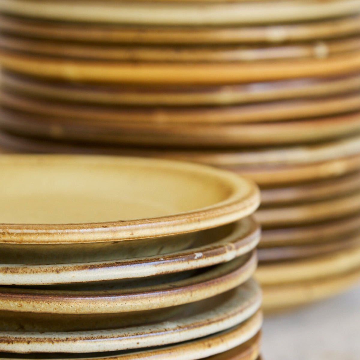 Vintage Stoneware Plate Set of 6 - elsie green - the french kitchen