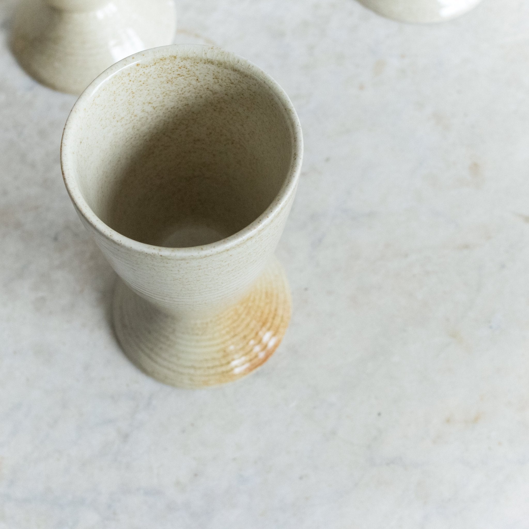 Vintage Stoneware Tumbler Set Of 5 - elsie green - The French Kitchen