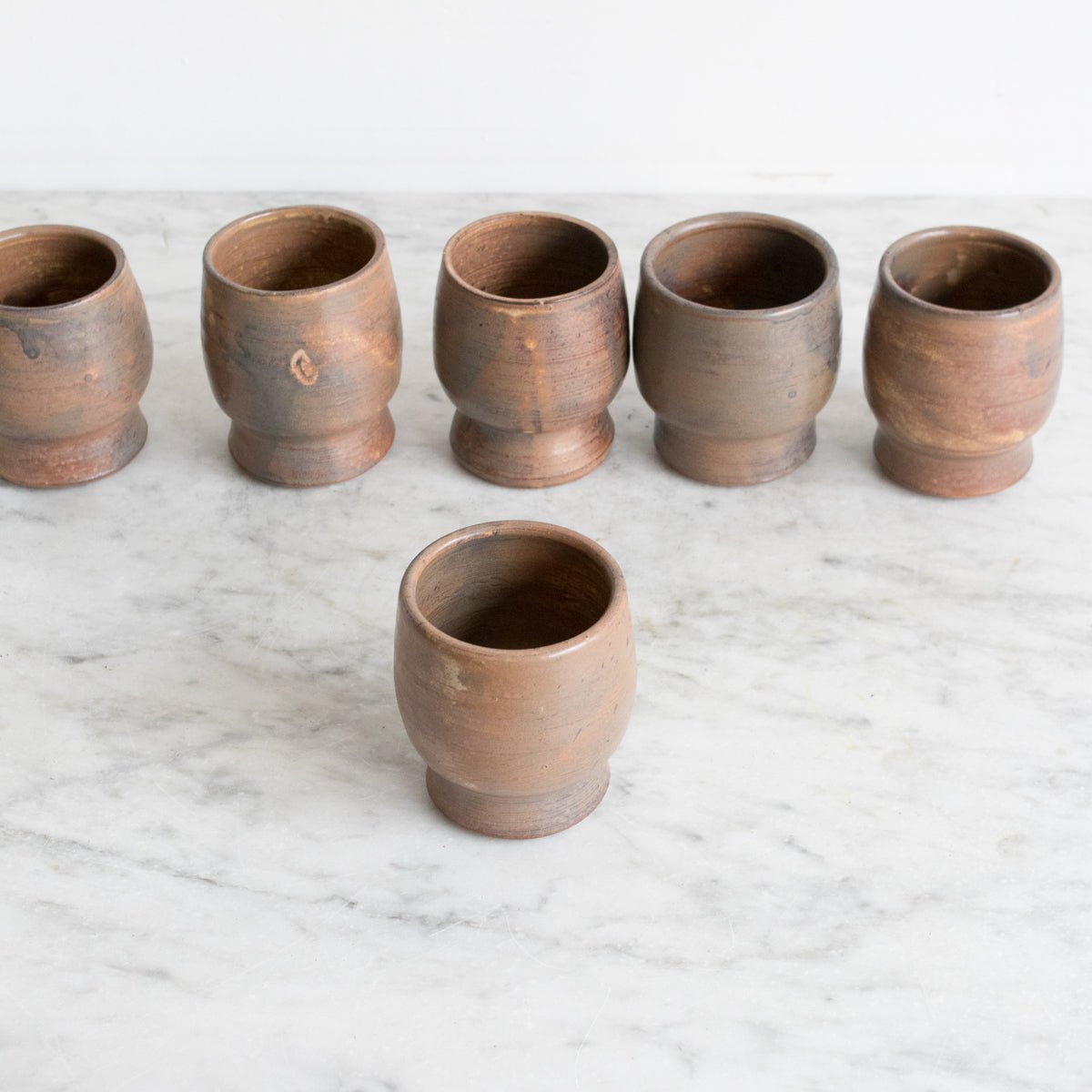 Vintage Stoneware Tumbler Set of 6 - elsie green - the french kitchen