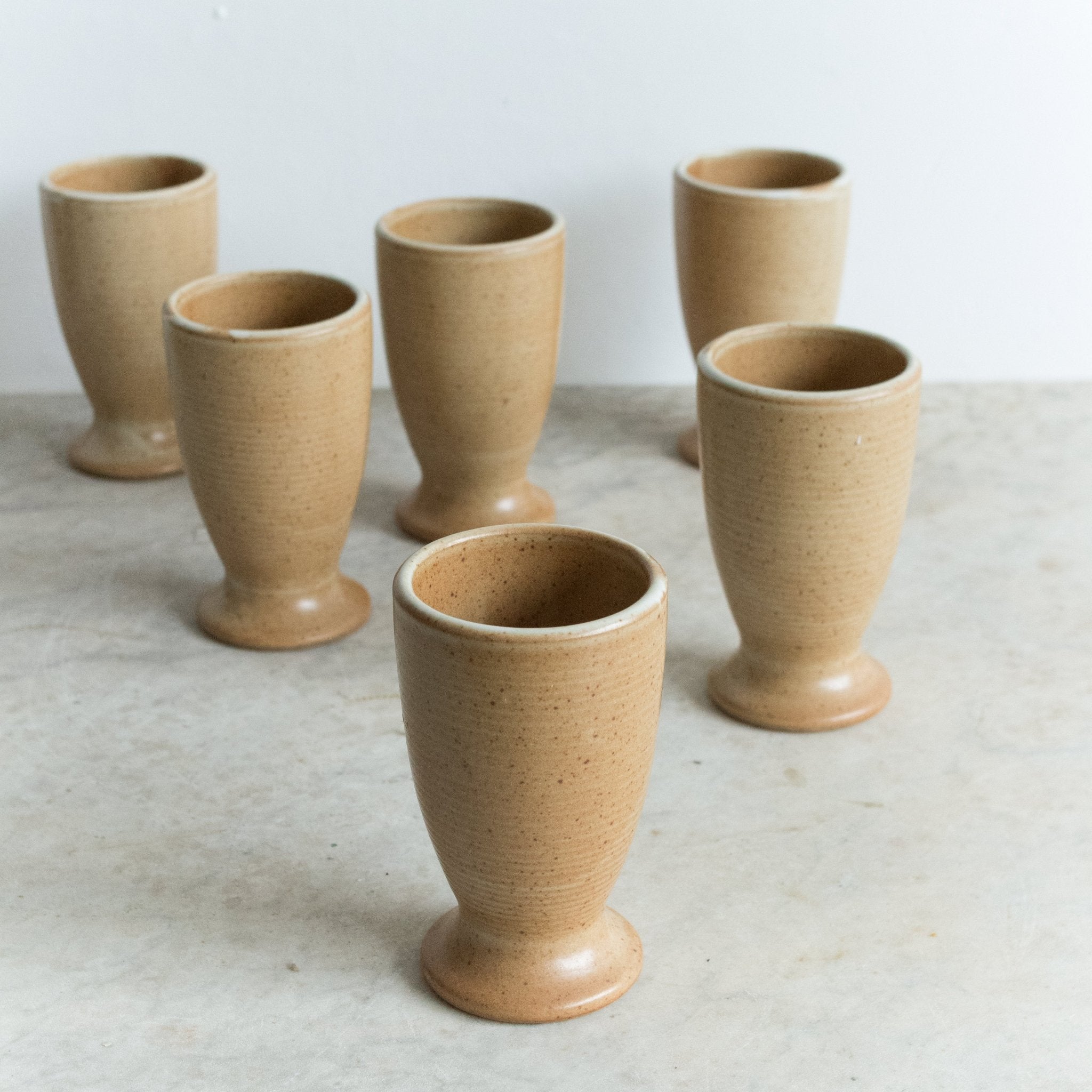 Vintage Stoneware Tumbler Set of 6 - elsie green - The French Kitchen