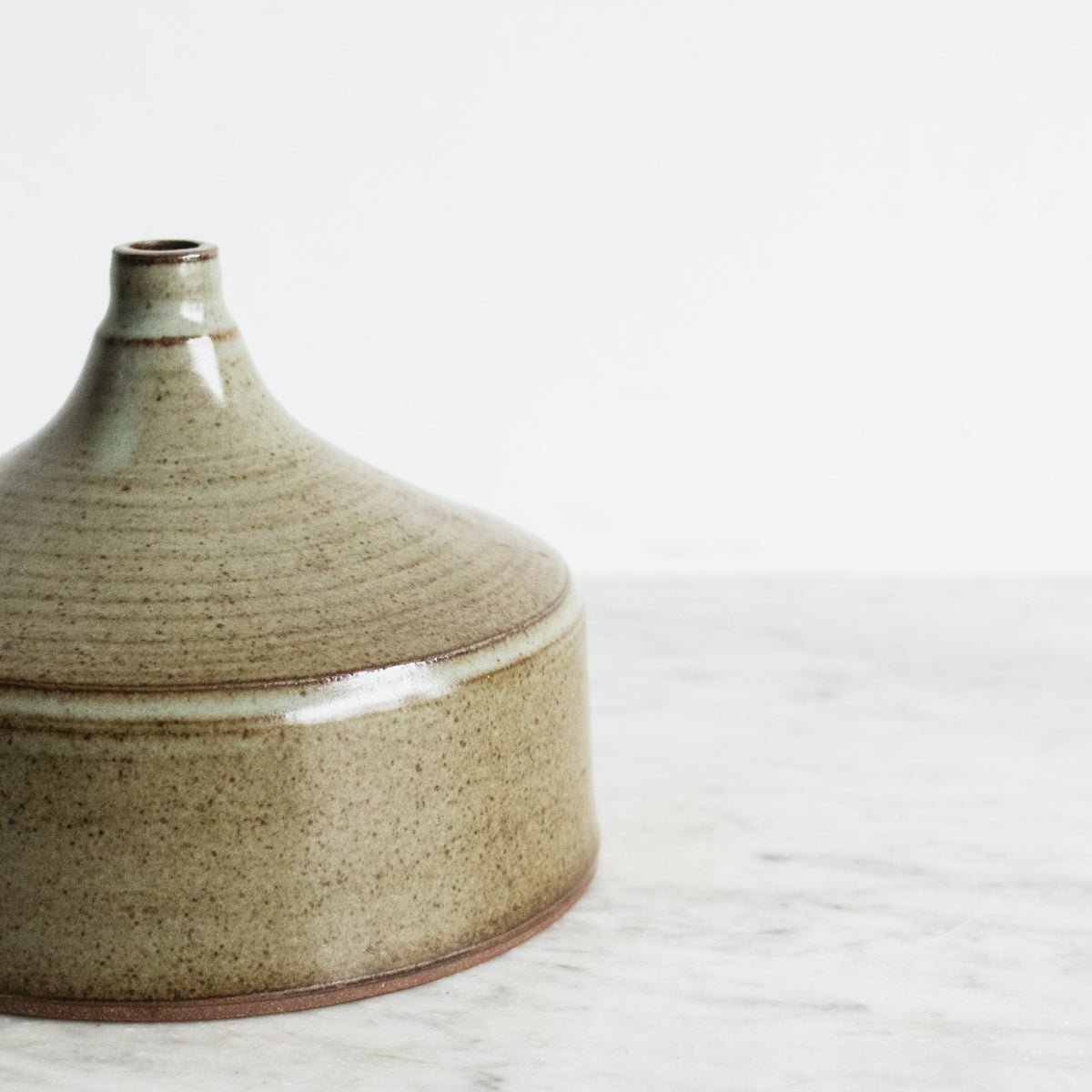 Vintage Stoneware Vessel - elsie green - decor