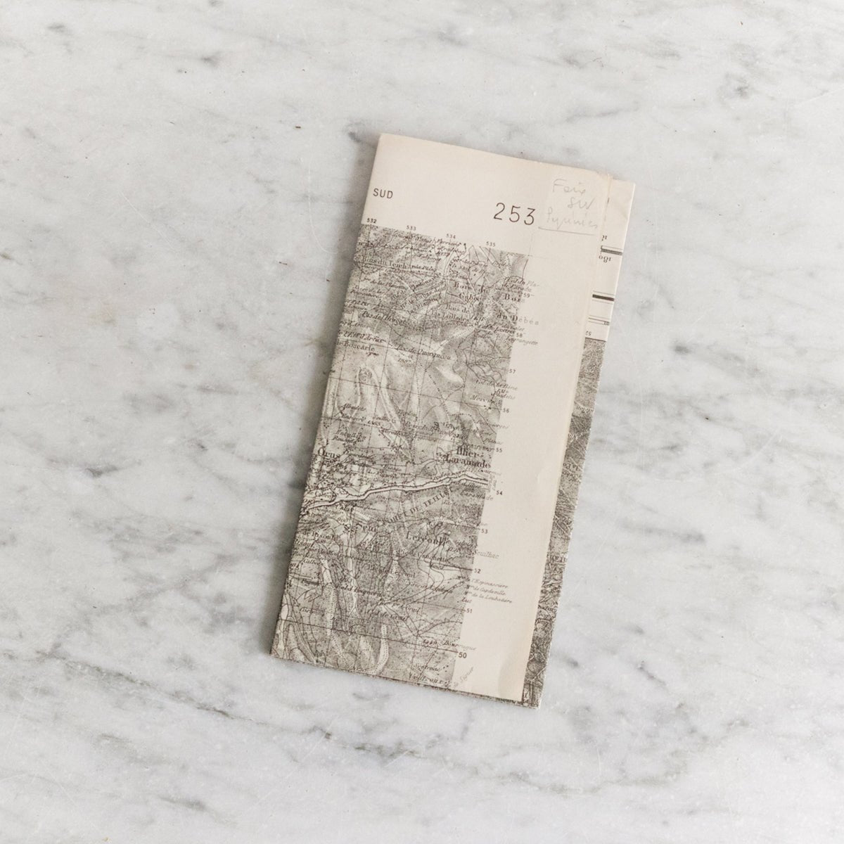 Vintage Topographic Map | Western Pyrenees - elsie green - decor