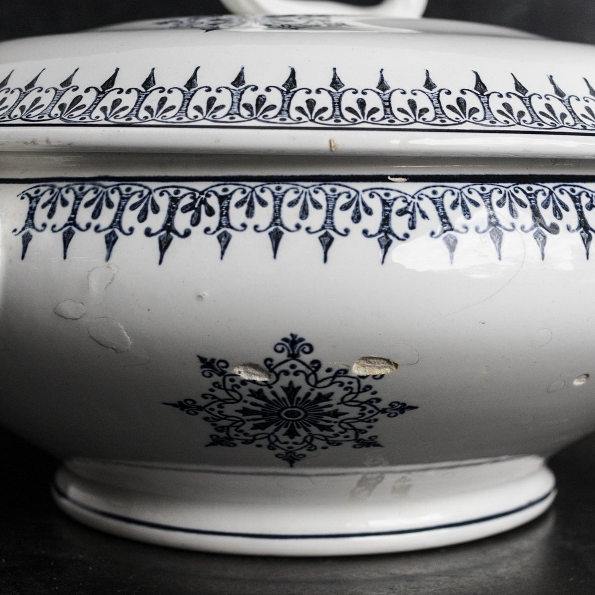 Vintage Transferware Tureen - elsie green - the french kitchen