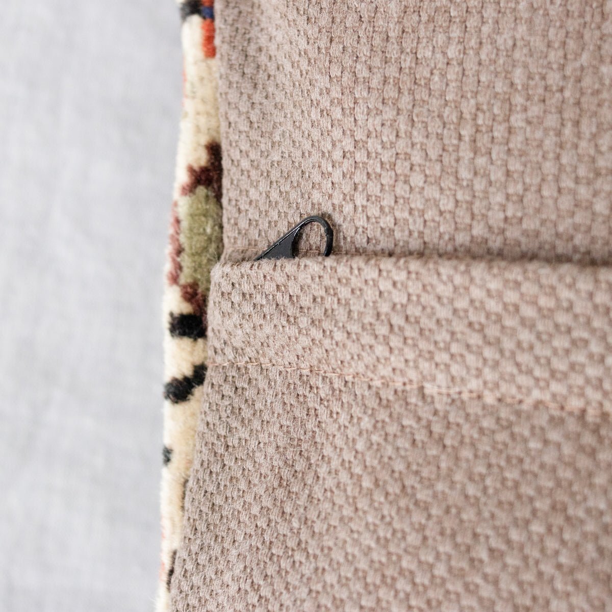 Vintage Tufted Rug Pillow | Croix - elsie green - textiles