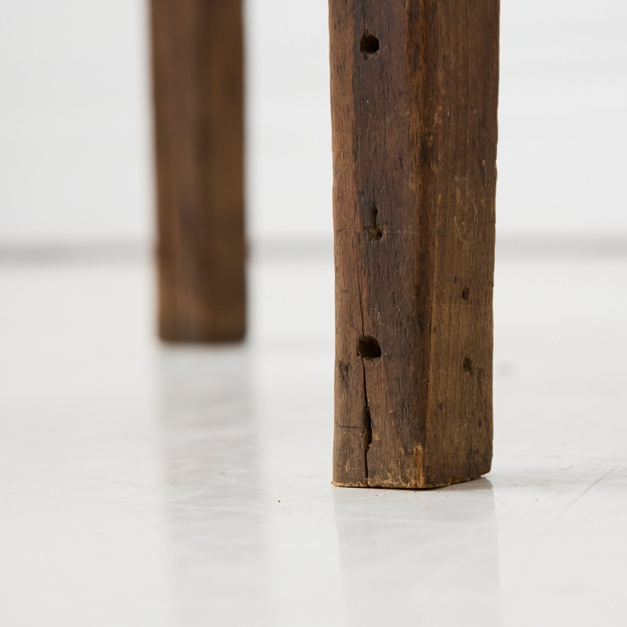Vintage Wood Stool - elsie green - furniture