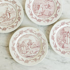 Vintage Yves Rocher Un Mariage A La Campagne Plate Set Of 4 - elsie green - The French Kitchen