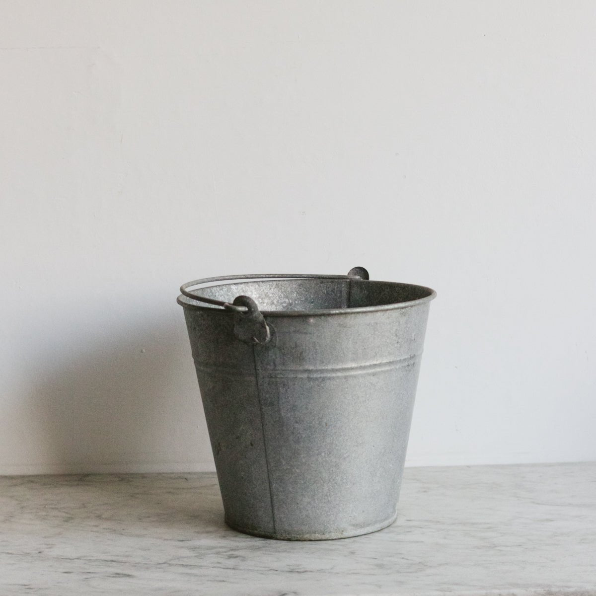 Vintage Zinc Bucket - elsie green - decor