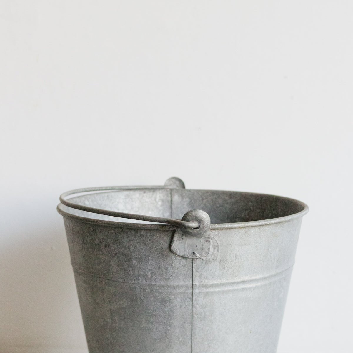Vintage Zinc Bucket - elsie green - decor