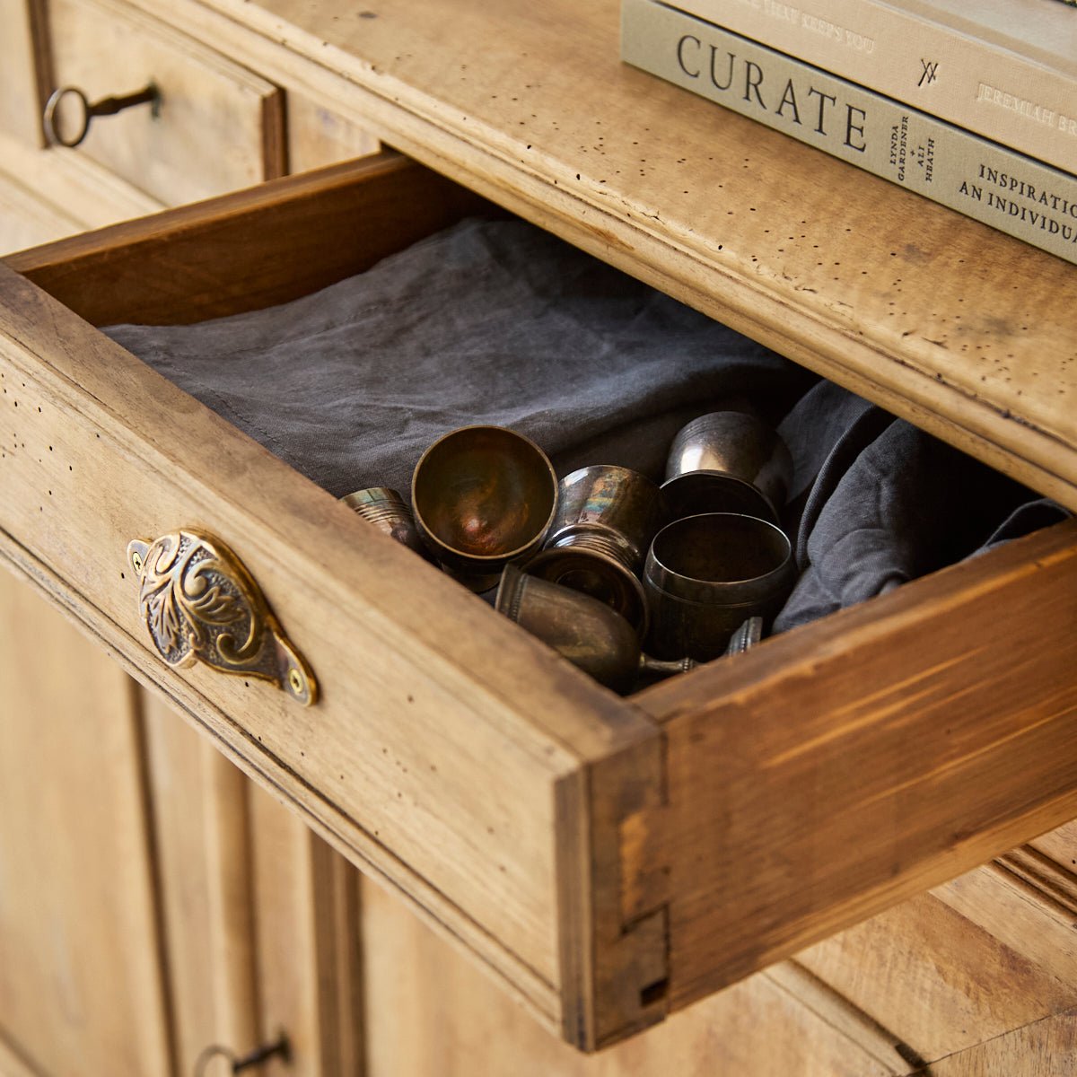 Walnut Parisian Dresser - elsie green - furniture