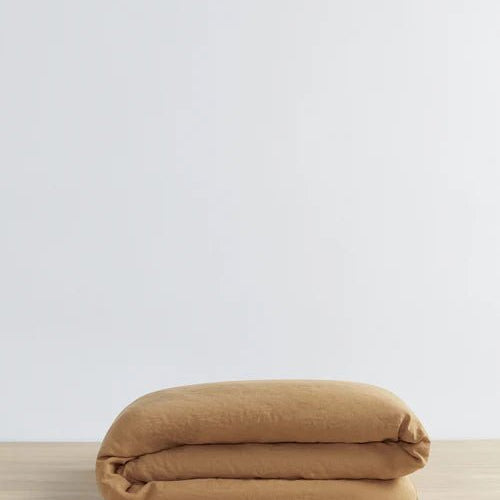 Washed Linen Duvet - elsie green - Textiles