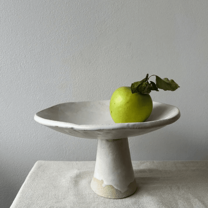 White on Sand Pedestal | MONDAYS - elsie green - the french kitchen