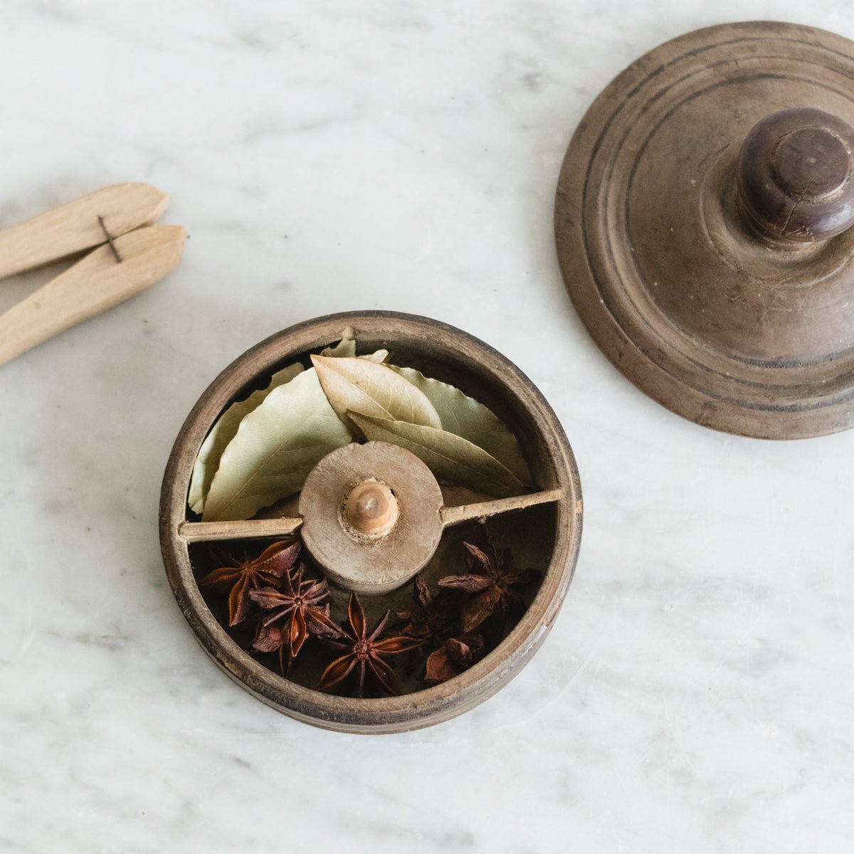 Wood Spice Box - elsie green - the french kitchen