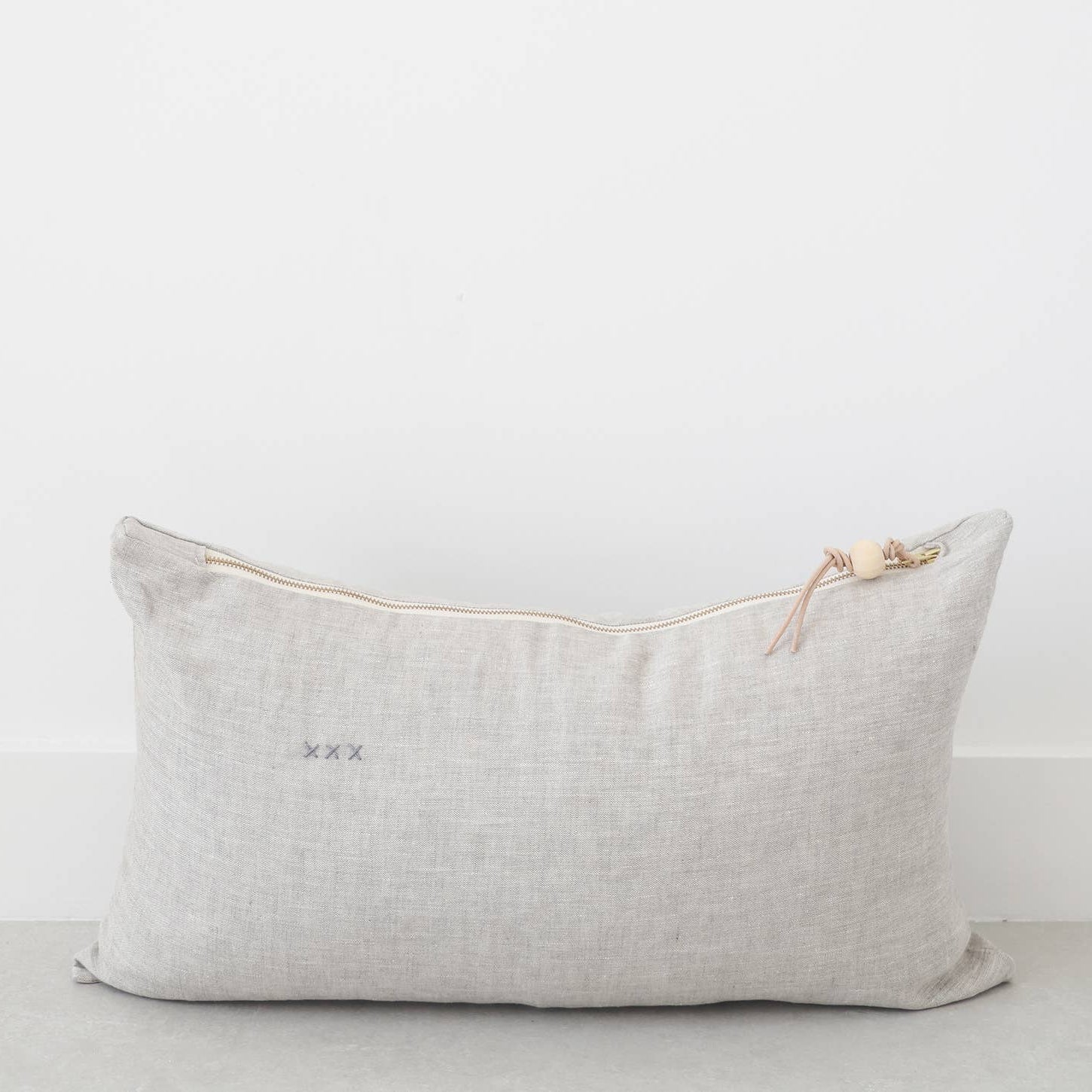 XXX Linen Pillow - elsie green - textiles